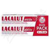 Lacalut Aktiv zubn pasta 2x75ml duo